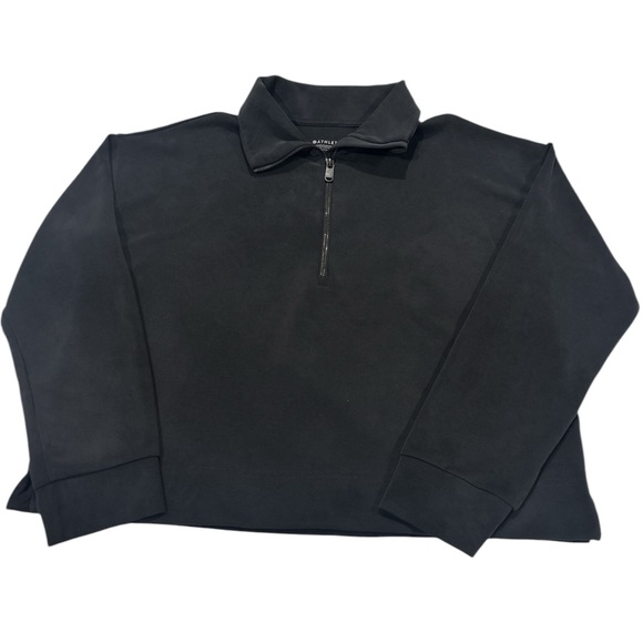 Athleta Women’s Seasoft Quarter Zip in size L
Black - Picture 6 of 12